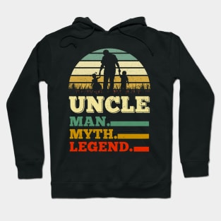 Uncle Man Myth Legend Father's Day Gifts Hoodie